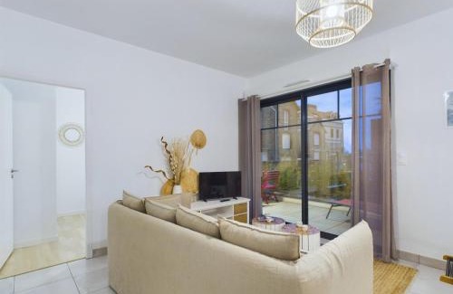 Pleneuf-Val-Andre Appartement | À 50m de la plage, bel appartement pour 6