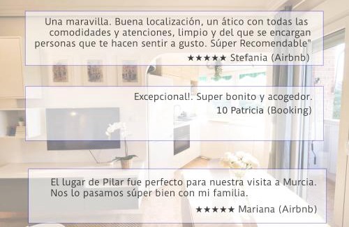 Murcia Appartement | Ático Azalea - Corazón del Carmen, doble balcon, wifi