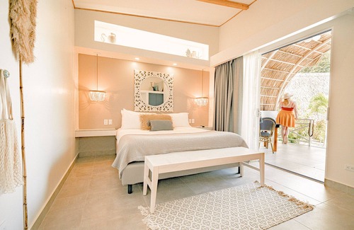 Tamarindo Hôtel | Double-Salle de bain et douche-Classique-Vue sur Piscine