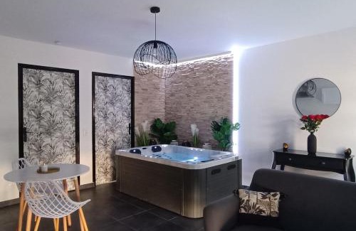 Rosieres-pres-Troyes Appartement | Évasion romantique avec jacuzzi intérieur