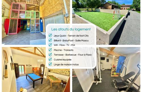 Poucharramet Maison | " Ô Chai Nous " 14 pers - Billard, Babyfoot - Structure de Jeux