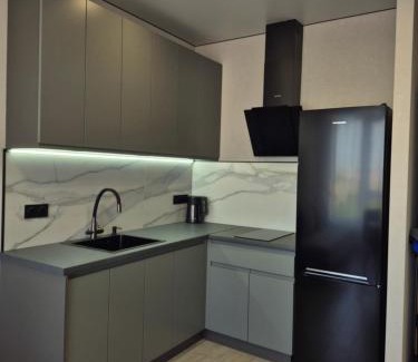 Vapnyarka Appartement | Апартаменти на Марсельській 62 в ЖК Острова, 1 спальня та кухня-студія