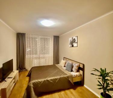 Dniprovs'kyi District Appartement | В 2 хвилинах від метро супер видова ТЦ Проспект Серце МВЦ Ожоговий центр
