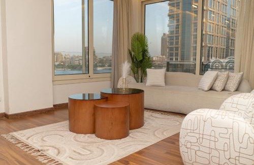 Oula Appartement | شقة فندقية اطلالة عالنيل بالكامل في قلب القاهرة بجوار الفورسيزون