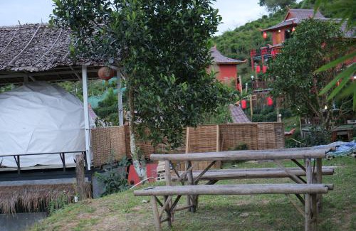 Mok Cham Pae Autre | เห็ดเหลือง แคมป์โซนเต็นท์โดมDome tents Camping Zone Hedreung Rakthai camping