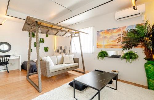 Tokeshi Appartement | ビリヤード ダーツ 卓球 バーベキュー キッズルーム 4寝室ダブルベッド8台 最大16人 200平米の大きな一軒家