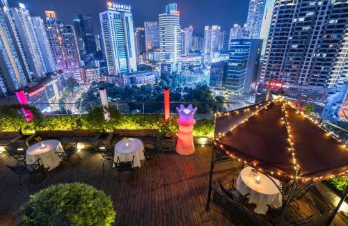 Jiang Bei Hôtel | 重庆江北观音桥高悦酒店地铁站店KaoYu Hotel