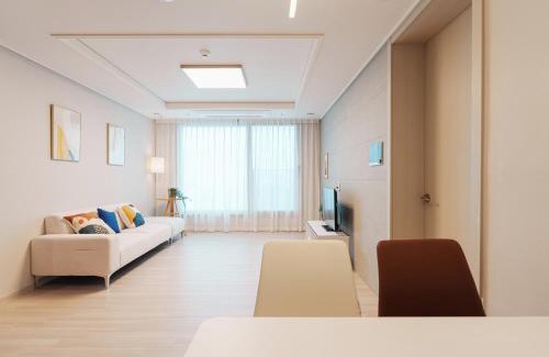 Michuhol-gu Appartement | 인천 인하대역 풀옵션 2룸 공항과 송도 가까운 고층 뷰가 멋진집