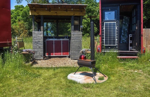 Irstead Cottage | A magical eco, off-grid romantic getaway that is packed with reclaimed charm and full of character.