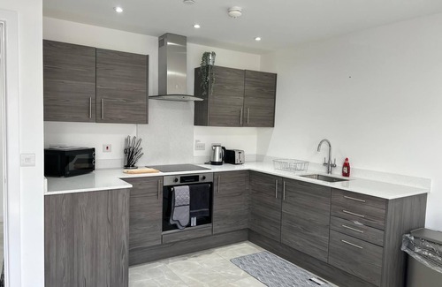Gabalfa Appartement | Supérieure-Appartement-Salle de bain privée séparée-Vue sur Rue