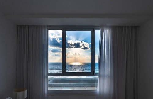 Tel Aviv Promenade Appartement | Appartement 1 chambre vue mer situé dans l'hôtel de la promenade de Tel Aviv