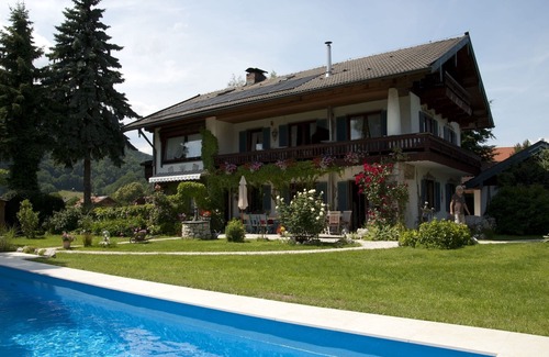 Grassau Appartement | 1. Fewo Friedenrath, 25 qm, 1-2 Pers., Wohn-Schlafraum, Westbalkon