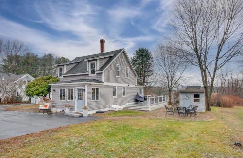 Wells Maison | 1 Mi to Drakes Island Beach Cottage with Deck!