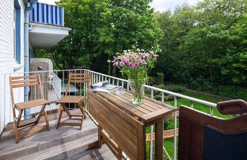 Norderney Appartement | 1-room apartment furnished in natural tones