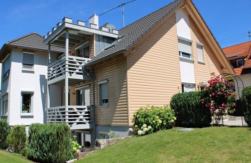 Hayingen Appartement | 1-room studio apartment with terrace and Wi-Fi