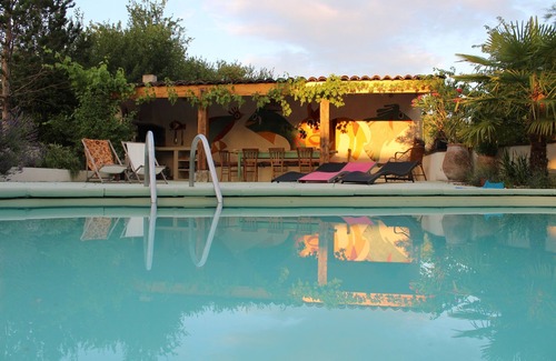 Lauzerte Maison | 10 ' de Montcuq Calme Campagne Vues magnifiques Piscine Spa