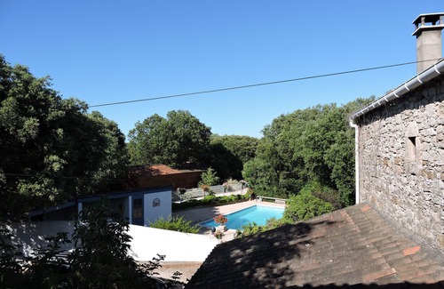 Anduze Chalet De Ski | 10mn from ANDUZE STUDIO with SPA/PISCINE/CLIM/WIFI/PARKING in quiet country