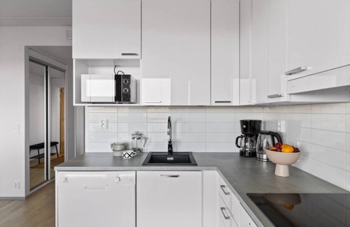 Espoo Copropriété | 10th floor 1BR with amazing views by Finnoo metro