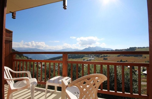 Les Saisies Appartement | A 150m de las pistas de esquí, 1.o piso, vista pistas, balcón, local para esquís, 34m², Les Saisies