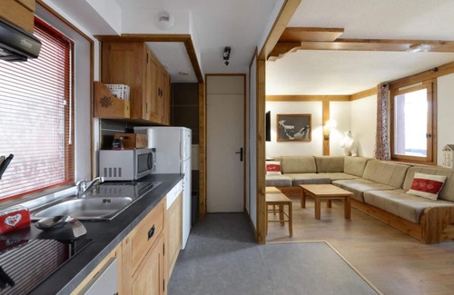 Montchavin Appartement | 150m del centro estación, 1.o piso, balcón, tv, local para esquís, 76m², Montchavin La Plagne