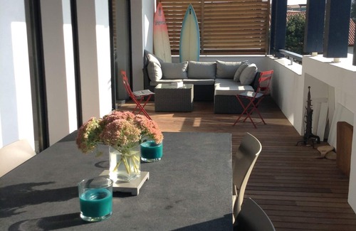 Guethary Appartement | Duplex 150m2 plein sud, standing à Guéthary, 7 couch 200m centre et 300m plages
