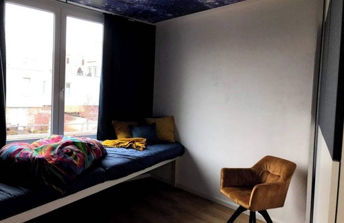 Andreasvorstadt Maison | Maison familiale privée de 150m² avec jardin, proche du centre pour 6 personnes