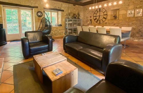 Beaumont-du-Perigord Maison | Moulin en Pierre du 18ème avec piscine privée chauffée, spa, sauna, hammam.