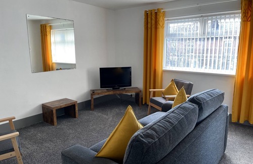 Blackpool Town Center Appartement | Apartment 6-Appartement-Supérieure-Salle de bain privée séparée-Vue sur Rue