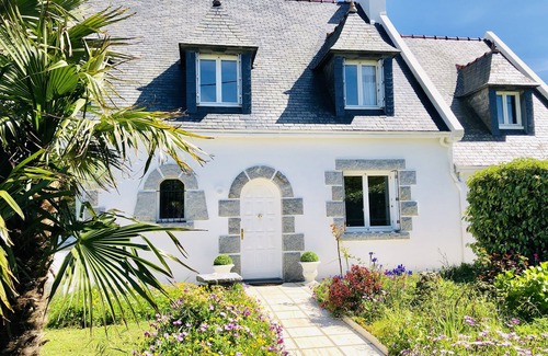 Guisseny Villa | 1st sea row, wellness villa, free sound of the sea, 10m to the dune/beach