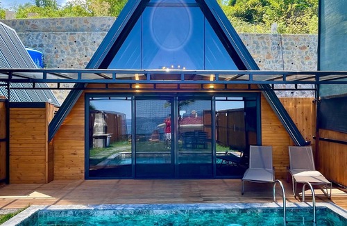 Sapanca Maison | 2+1 Heated Private Pool - Lake View - 5 Person Bungalow in Dibektaş