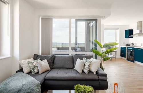 Barking Appartement | Skyview Elegance Luxury Top-Floor Next To Barking Station