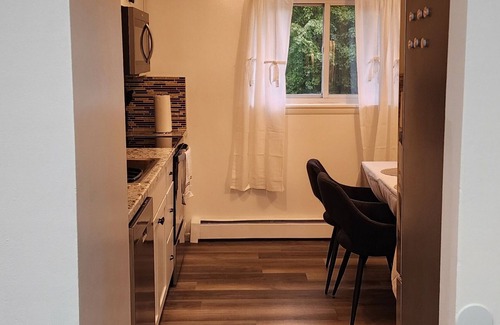 Johnson City Appartement | 2-bedroom apartment with full kitchen, & strong Wi-Fi, near Lourdes, UHS and BU