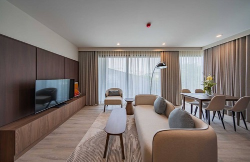 Huai Khwang Appartement | 2-bedroom apartment in pleasant Bangkok with WiFi, AC, fitness room