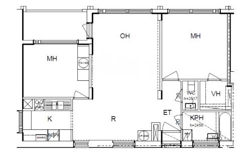 Kuopio Appartement | 2 Bedroom apartment with free parking and airconditioning