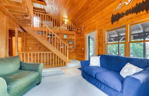 Stoddard Maison | 2 Mi to Boat Ramp Log Cabin in New Hampshire