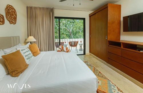 Tulum Appartement | 2 Rec. | Roof c/Infinity Pool + Jacuzzi | Amplio