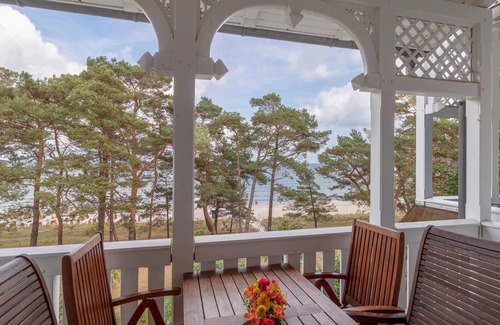 Binz Villa | Appartements 2 pièces avec balcon et vue mer directement sur la promenade de la plage