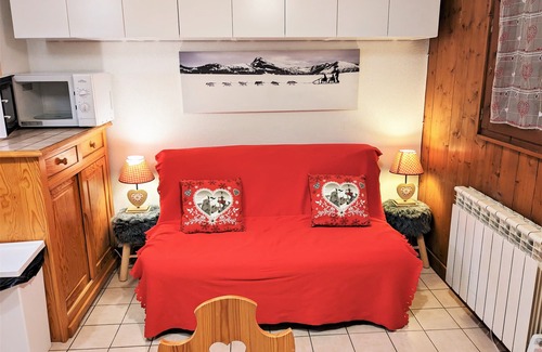 Praz-sur-Arly Appartement | 2 pièces RDJ 4 personnes 250M pistes et ESF