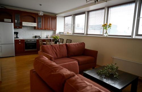 Kesklinn Appartement | 2-Story Penthouse with Private Sauna, Seaview Terrace & Two Bathrooms