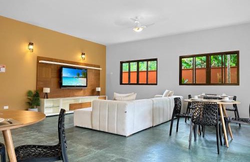 Guaruja Maison | 200m do mar 1 Suite Jacuzzi Churrasq Varanda