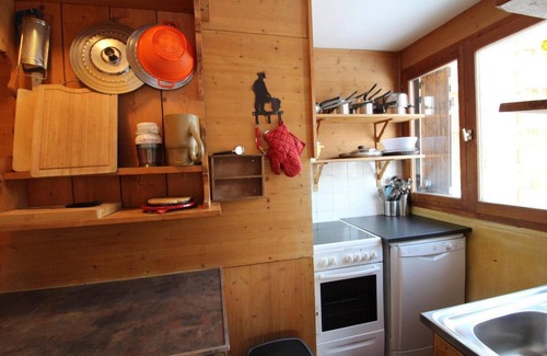 Les Almes Appartement | 200m del centro estación, vista montaña, terraza, tv, local para esquís, 70m², Tignes