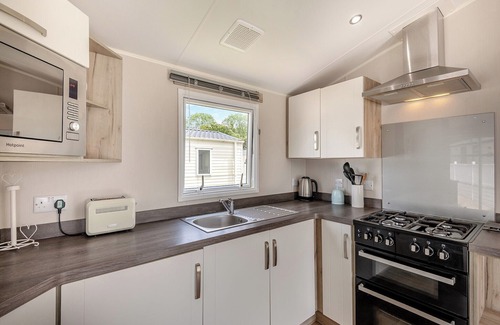 Westmarsh Maison | 2018-2020: 12ft-wide caravan ideal for small families with one double and one twin.