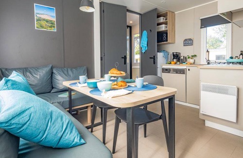 Colleville-sur-Mer Maison | 24 m² Mobil-home ∙ 2 chambres ∙ 5 personnes