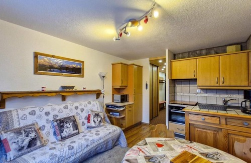 Flaine Appartement | À 250m des pistes de ski, 2ème étage, vue pistes de ski, balcon, télévision, casier à ski, 37m²