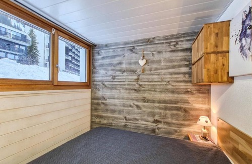 Flaine Appartement | À 250m des pistes de ski, 2ème étage, vue pistes de ski, balcon, télévision, casier à ski, 37m²