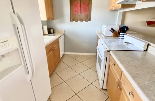 Sugar Beach Maison | 2BR Gulf Front Complex / Animaux acceptés / Piscine chauffée / Patio privé