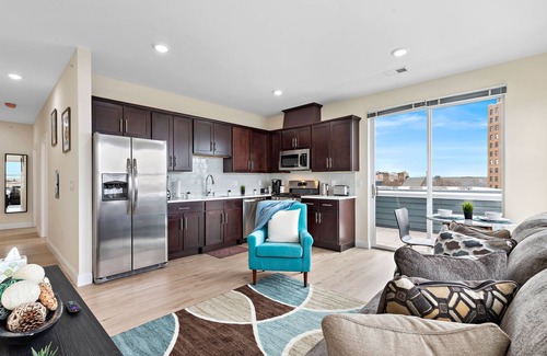 Newark Appartement | 2BR★Penthouse★Hidden Gem💎*Skyline view*EWR