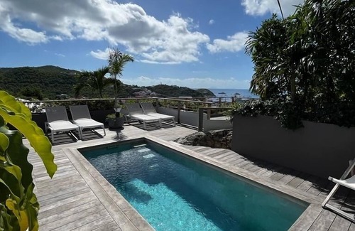 Gustavia Industrial Zone Villa | SeaView - 2 bedrooms ensuite - Private Heated Pool