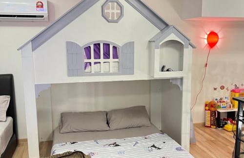 Taman Midah Appartement | 3 KAROKE kids play Big TV&Duplex unit 9 pax