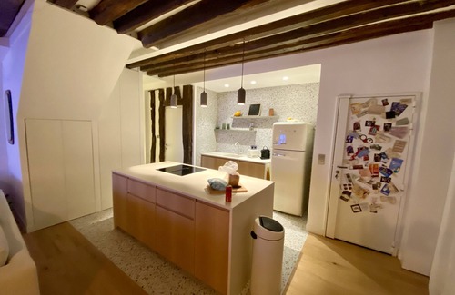Quartier de la Porte-Saint-Denis Appartement | 3 pièces luxe duplex. Coeur de Paris, proche gares de l'est et nord.6 couchages